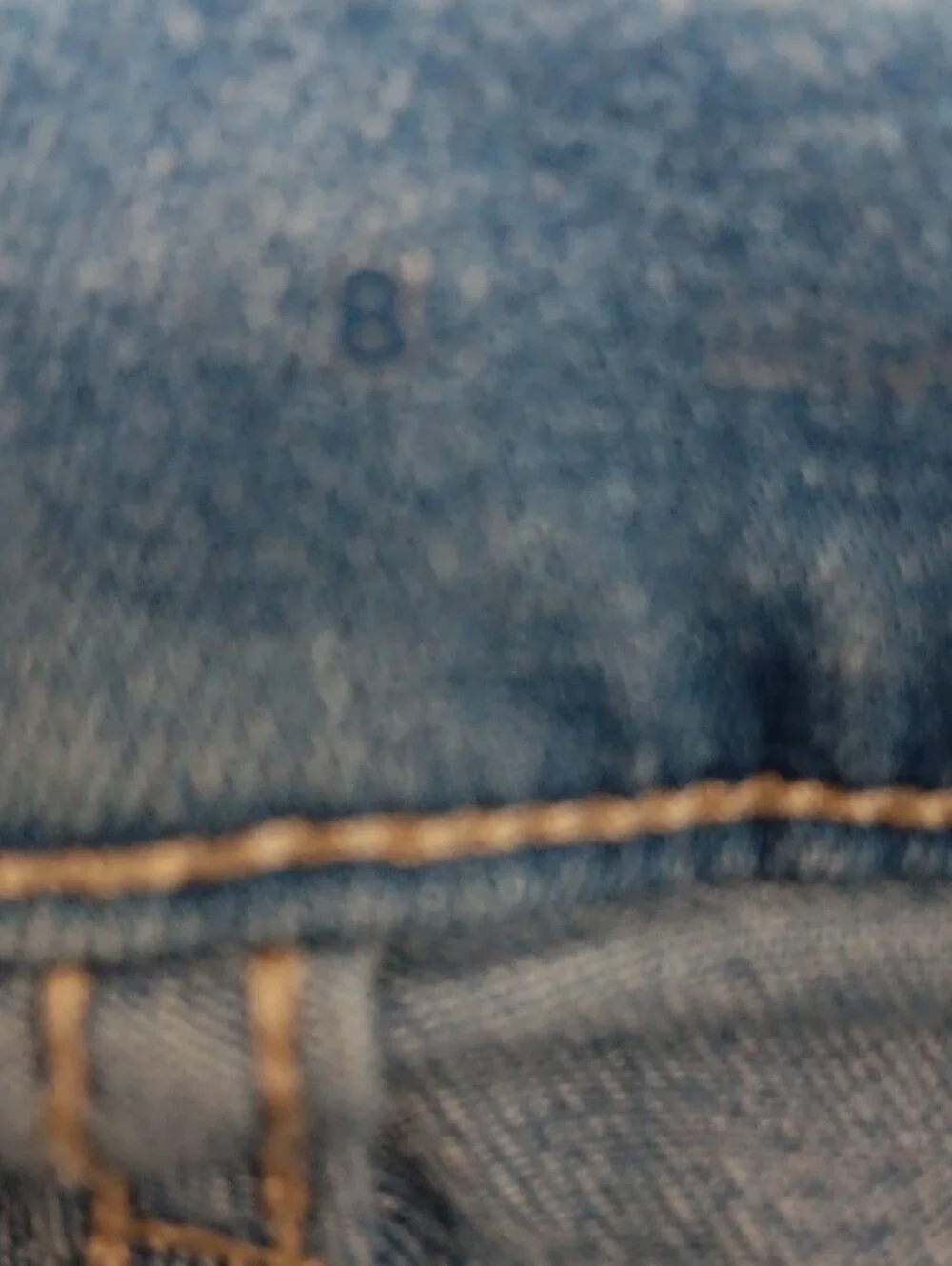 Old Navy Light Blue Denim Girl's Jean Shorts with Frayed Hem